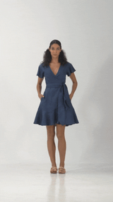 Delia Wrap Dress