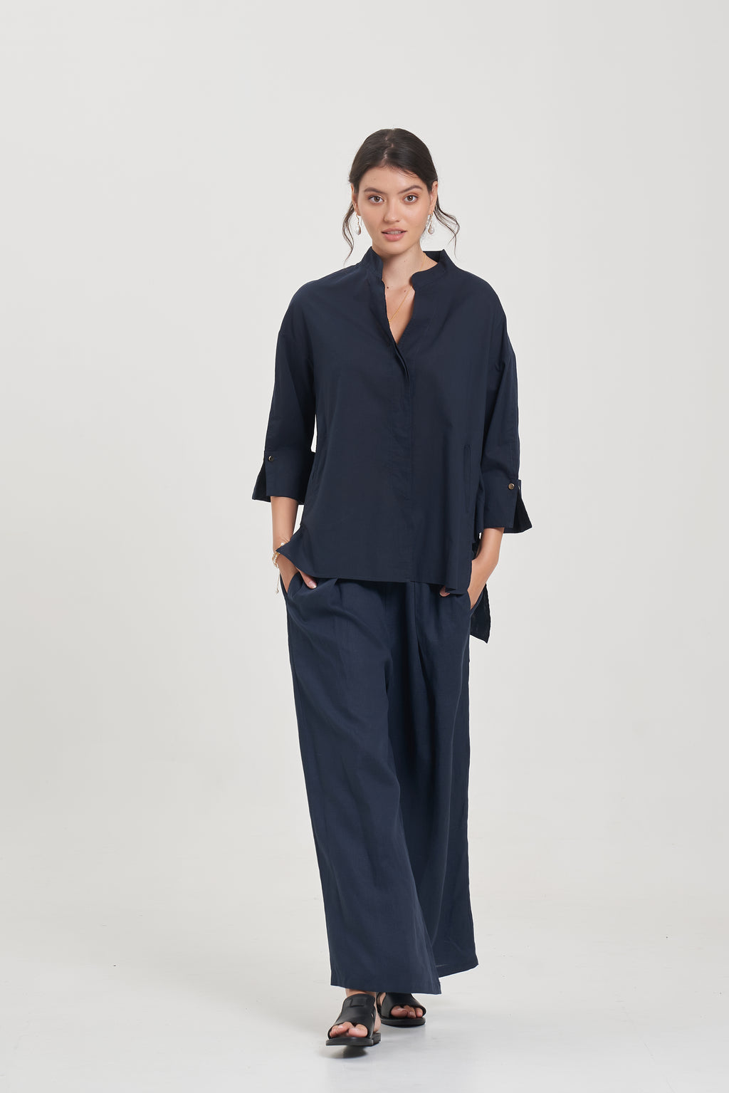 Georgia Shirt // Kirstin Pants – Kerry Grima Resort Wear