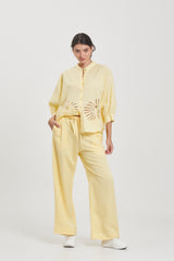 Lily Top (Fan Flower Balinese Lace) // Eva Pants