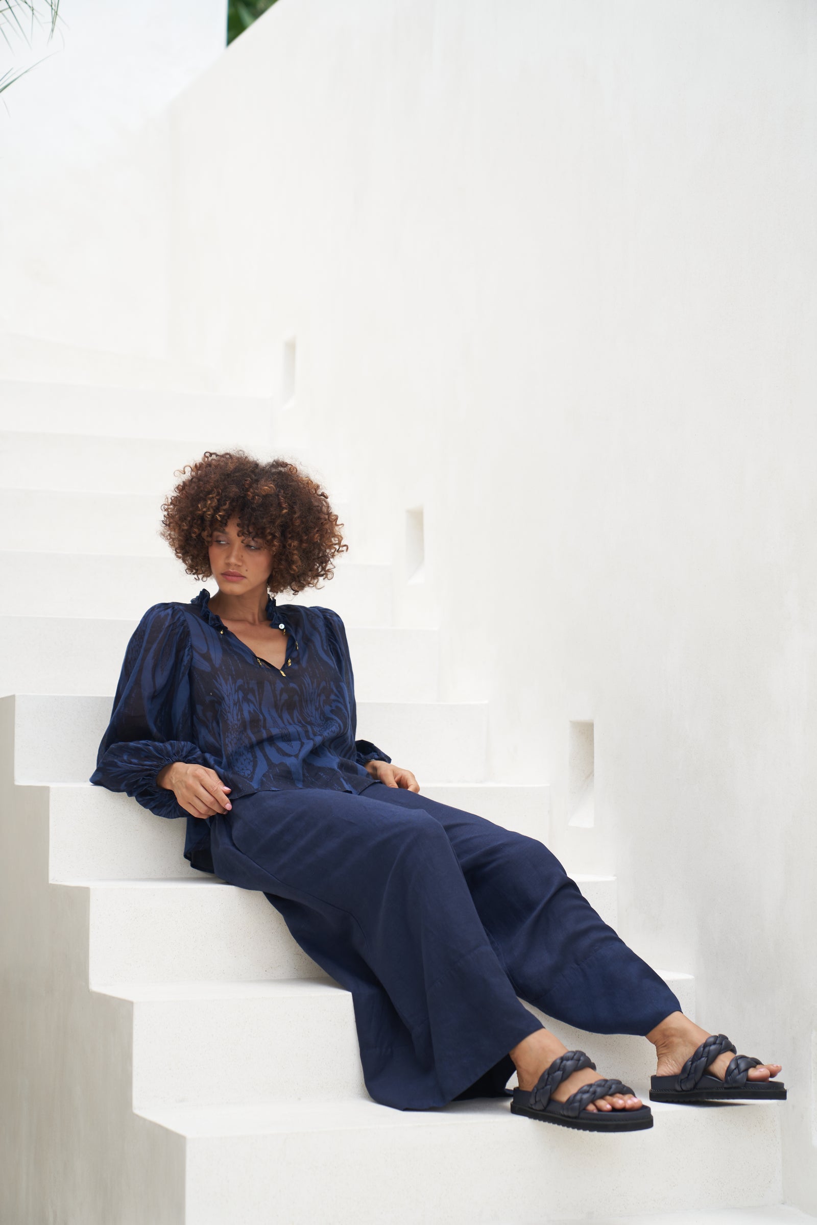 Hazel Top // Wide Leg Pants – Kerry Grima Resort Wear