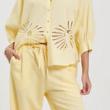 Lily Top (Fan Flower Balinese Lace) // Eva Pants