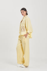 Lily Top (Fan Flower Balinese Lace) // Eva Pants